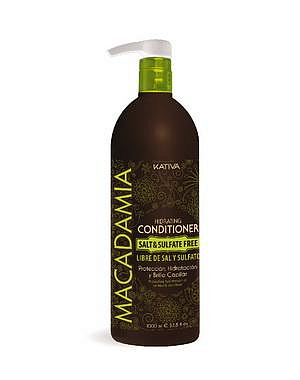 Интенсивно увлажняющий кондиционер для нормальных и поврежденных волос Macadamia, Kativa, 1000 мл 1