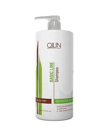Шампунь восстанавливающий с экстрактом репейника Reconstructing Shampoo wit, Ollin 1