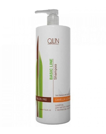Шампунь для частого применения с экстрактом листьев камелии Daily Shampoo, Ollin 1